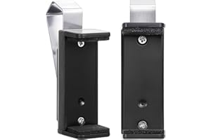 DOPENSPI 2 sztuki klipsów do otwierania bramy garażowej, uniwersalny, regulowany, antystatyczny, pasuje jako zamiennik do bramy garażowej, pilotów o różnych rozmiarach (5,3-7,2 cm)