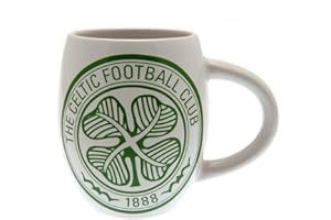 FOCO Générique Celtic FC - Tazza da tè con stemma della squadra di calcio, colore: verde bianco