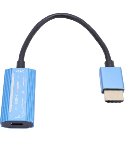 Adaptateur HDMI Vers USB-C 4K 60Hz - Compatible Lunettes AR (XREAL, Rokid), PS5, Xbox, Switch