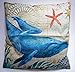 Produktbild 1 Kissenhülle Wal Walfisch Buckelwal Maritim 44 x 44 cm Kissenbezug Wohnen Deko GBUS C18