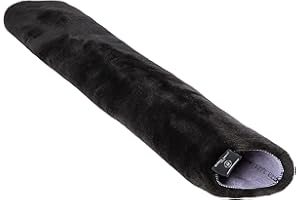 Werner Christ Lammfell Gurtschoner Horse – Sattelgurtschoner aus echtem Lammfell, idealer Schutz für den Sattelgurt und Ihr Pferd, Länge 50cm & 80cm, in Natur, anthrazit, braun, schwarz