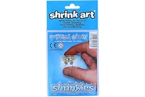 SHRINKLES Shrink Art-WZ603 Shrink Art, color transparente (Keycraft WZ603) , color/modelo surtido