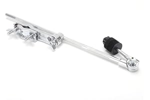 WALFRONT Boom Beckenständer Beckenarmhalter Drum Kit Verlängerungsklemmen Einstellbar mit Filzauflage für Percussion Instrument Ersatzteile