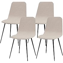 Coprisedie da pranzo retrattili in jacquard, sfoderabili e lavabili, 6