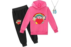 ZKomoL Felpe con Cappuccio Ragazza Felpe Senza Cappuccio Bambini Regalo di Compleanno per Bimba 2-16 Anni