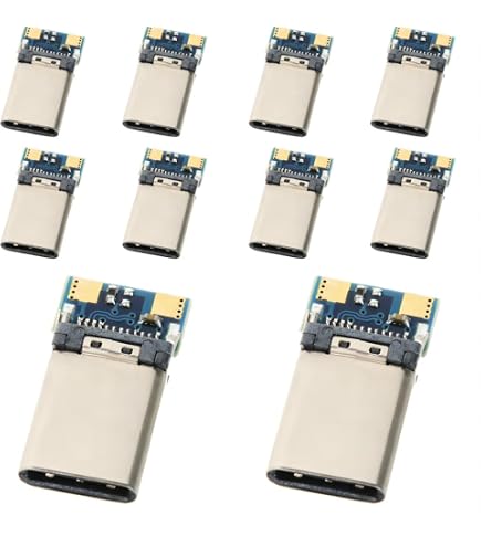 eMagTech Scheda Adattatore USB-C Da 4 Pezzi Scheda Adattatore USB 3.1 Type-C Femmina Scheda Di Breakout Di Tipo C Scheda PCB Di Prova Per Debug Risoluzione Dei Problemi E Test Di Funzionalità