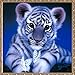 Produktbild 3D-Perlen-Malset, Kunst mit Ziersteinen zum Selbermachen, 3D-Stickerei, Basteln für Zuhause, Wand-Dekoration, 15.74''x15.74'' Big Tiger