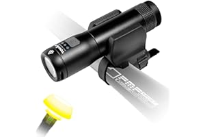 TOWILD 700 Lumen Flashlight with Foldable Diffuser, 2600mAh Rechargeable Torch, IPX6 Camping Light Front Bike Light, 5 Lighting Modes, BC02700C