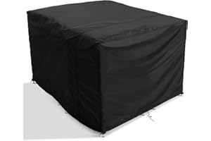 Comlax FIELD Covers for Garden Furniture, Waterproof Tarpaulin, Patio Furniture, Protective Cover, Garden Table, Winterproof, Lounge Cover, Outdoor Rain Protection and Weatherproof, 125 x 125 x 75 cm