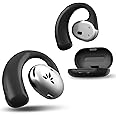 Avantree Pebble - Wireless Open-Ear Earbuds for Smart TV Watching & Comfortable Surroundings Awareness with Soft Adjustable Earhooks, No In-Ear Pressure, Extra-Loud & Clear Audio, & Built-In Controls