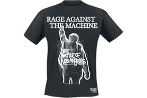 Rage Against The Machine Album Cover Men T-Shirt Black M, 100% Cotton, Regular