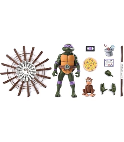 SUPER7 Teenage Mutant Ninja Turtles Ultimates AF - Donatello 18 cm - RoboMania Shop