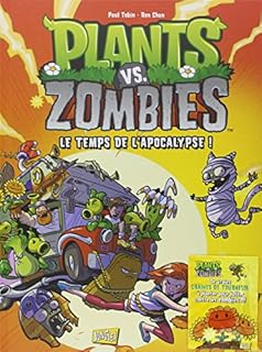 jaquette livre Plants vs Zombies, Tome 2 : Le temps de l'Apocalypse ! : Avec de vraies graines de tournesol à planter