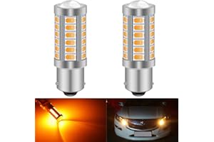 KATUR 2 szt. BAU15S 7507 1156PY PY21W 5630 33-SMD bursztyn 900 lumenów super jasne LED kierunkowskaz hamowania żarówka 12 V 3,6 W