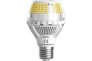 SANSI 35W E27 Energisparande LED Lampa, 300W Ekvivalent A19 LED Glödlampa, 5000 Lumen 5000K Dagsljus Vit Superljusstark Glödl