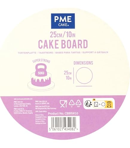 Support à Gâteau En Carton Blanc ø30 Cm - Imperméable, Pour étages De Gâteau, Pâtisserie