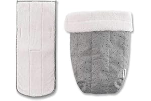 Croozer Unisex – Babys Babysitz-3092025021 Babysitz, Steingrau/Farbig, One Size