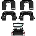 Rear Parcel Shelf Clips,2 Pcs Black Fastening Bracket Clips,for Ford Fiesta Parcel Shelf Clip Replacement,for Ford Focus Parcel Shelf Mk3 Mk4 Carnival Mk7 Mk8 B-Max C-Max 015532109e 1539663