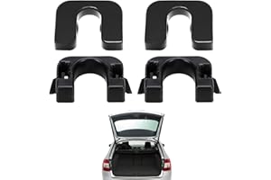 EOPHMI Rear Parcel Shelf Clips,2 Set Black Fastening Bracket Clips,for Ford Fiesta Parcel Shelf Clip Replacement,for Ford Focus Parcel Shelf Mk3 Mk4 Carnival Mk7 Mk8 B-Max C-Max 015532109e 1539663