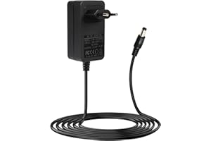 BPZMM 12V 3A Adaptateur Secteur, 36W Alimentation AC 100-240V à DC 12V, Chargeur 12V 3A pour LED Routeurs Caméras CCTV Haut-parleurs Système Téléphonique, Universel DC 5,5mm*2,5mm