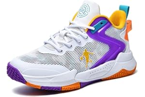 CZHIHANEG Chaussures de Basketball pour Enfants Chaussures de Basketball pour Enfants Fermer Baskets