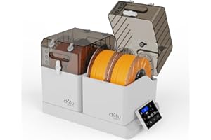 ‎CHITU SYSTEMS Chitu Systems FilaPartner E1 Filamenttrockner - 4 Spulen Kapazität mit 2 abnehmbaren Kammern Professionelle Filament-Trockenbox für PLA, ABS, TPU & PETG - Kompatibel mit AMS Lite