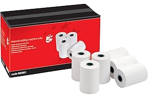 5 Star - Papel térmico para calculadora con impresora (57 x 40 x 12,7 mm, 20 unidades)