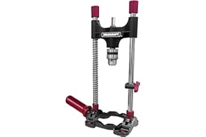 Milescraft 1318 DrillMate Portable Drillling Guide – Precision Drilling Jig Attachment for Drilling Angled or Straight Holes, Adjustable Drill Guide Attachment, Portable Drill Press with 3/8” Chuck