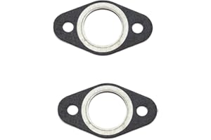 AREA1 2x Auspuffdichtung kompatibel mit Piaggio Liberty 50, Diesis, Fly, Free, NTT, Quartz, S50, Storm (50ccm/2Takt) (Verstärkt!)