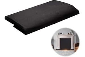BONJUME Copertura Per Camino, Paraspifferi Per Camino Copertura Magnetica Per Camino Per Perdita Di Calore Coperta Blocca Camino Nera Risparmia Energia Parascintille Per Camino A Legna -100x82 cm