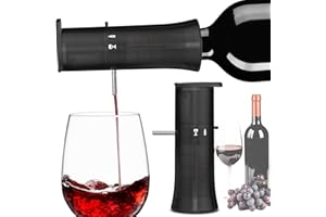 ZONSUSE Distributeur Vin Sans Retirer Bouchon,Pompe à Vin Vide,2 en 1 Extracteur de Vin avec Conservation Sous Vide,Pas Besoin Electricité ou Capsules de Gaz,Accessoires Vin Cadeaux (A-2)