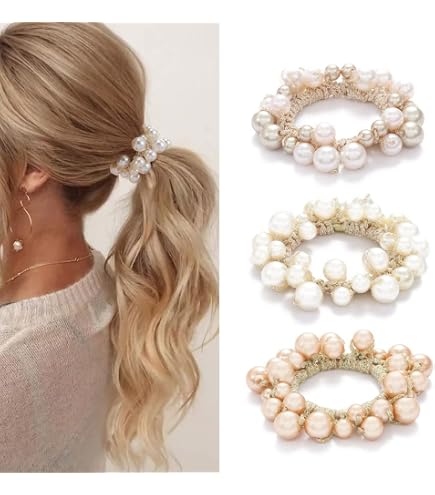 Runmi, 3 elastici per capelli per donne e ragazze