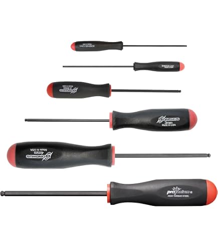 Bondhus 3754 Kugeltreiber – 2,5 Mm, Extra Lange 279 Mm Klinge, Ideal Für Schwer Erreichbare Schrauben