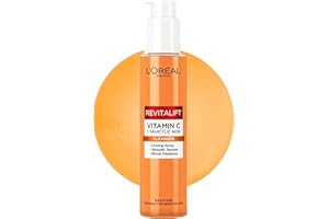 L'OREAL PARIS L'Oréal Paris Revitalift Clinical Limpiador Facial en Espuma con Vitamina C + Ácido Salicílico. Reduce Poros y piel más Luminosa. Primer paso para Reducir Signos de la Edad. 150ml