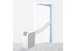 Sichler Exclusive Klimaanlage Schlauch Tür: Universal-Türabdichtung für Mobile Klimaanlagen mit Abluft-Schlauch (Türabdeckungen für Klimaanlage, Mobile Abluftschlauch)