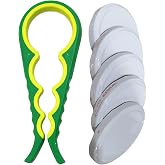 MTA HİGH-TECH Kavanoz Kapağı A&ccedil;acağı + 5 Adet Kavanoz Kapağı Hediyeli &ndash; Ergonomik Kaymaz Tasarım, Konserve ve Kavanoz A&ccedil;ma Ap