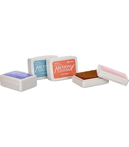 Mini Tampone Inchiostro Ranger Wendy Vecchi – Formato Mini, Inchiostro Indelebile Per Stamping E Scrapbooking, Multicolore - 4