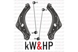 KW0057B Kit 4pz bracci braccetti + biellette ANTERIORI DX/SX compatibile con QASHQAI (J11), KADJAR (HA_, HL_) - kW&HP