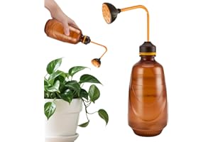 Regadera para Esquejes, SilverChry Regadera para Bonsái, Watering Can Bonsai, Adecuada para Plántulas y Plantas Delicadas (Marrón)