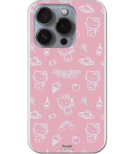 Personalaizer Coque Pour IPhone XR – Hello Kitty Officiel. Chicas. Belles Coques. Housses (Hello Kitty Urban Avec Fond Transparent