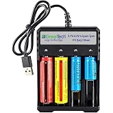 Greentech 3.7 &ndash; 4.2 Lityum İyon Pil Şarj Cihazı (D&ouml;rt Yuvalı) / GT-BC05