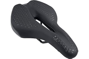 ROADNADO Bike Seat Breathable Bicycle Saddle with Memory Foam Ergonomics Design Bike Saddle Comfortable Soft for Men & Women, Fit for Mountain, Road, Electric, City, Folding Bikes