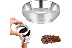 Yeenano Anello Misuratore caffè 51mm,Pezzi di Ricambio Espresso Misuratore Tramoggia Anello Misuratore caffè con Macchina da caffè Magnetica Tramoggia di Riempimento Accessorio caffè per Barista Casa