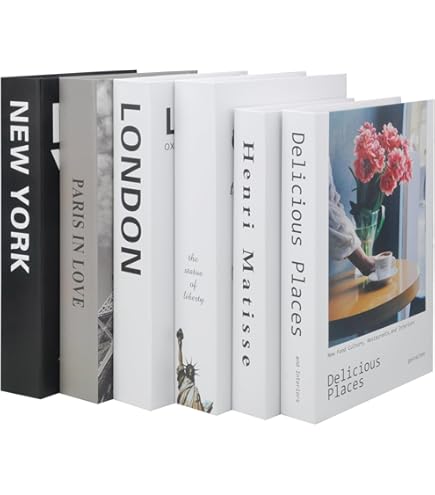 Lot De 3 Faux Livres Décoratifs Avec Rangement Secret - Fermeture Magnétique, Tissu Lin, Tailles S/M/L - 9