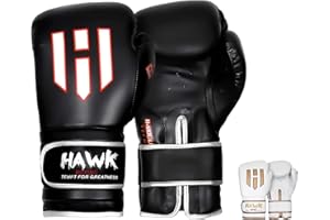 HAWK SPORTS Hawk Boxing Gloves for Men & Women Training Pro Punching Heavy Bag Mitts UFC MMA Muay Thai Sparring Kickboxing Gloves,