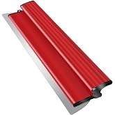 suokoun Drywall Skimming Blade 16" Drywall Tools with 0.35mm Stainless Steel Blade Semi-Flexible Knife for Cement Concrete