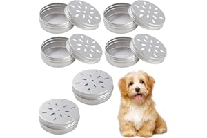 WUSJCOF Kit De Dressage De Parfum pour Chien, 6 Pièces, Agilité De Chien, en Aluminium, équipement De Formation D'odeur De Nez De Chien, Kit De Travail De Parfum