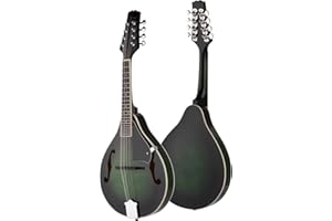 SHUAIGUO-1 Mandolin A Style 8-String Basswood Body Engineer Wood Fingerboard Adjustable String Instrument for Benginners with Storage Bag