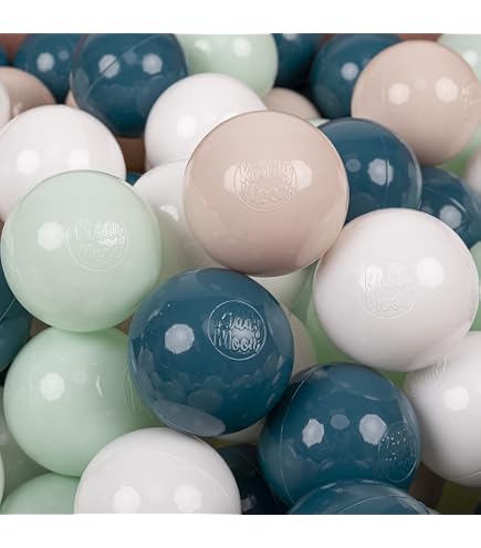 Lot De 50 Balles Dorées Pour Piscine – 6 Cm, Plastique Sûr, Anti-écrasement, Dès 1 An