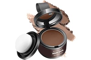 BELIKY GIRL Hairline Powder, Hair Root Concealer, Hairline Shadow Cover Up Powder Utilisation pour combler les cheveux clairsemés, Correcteur de racine de cheveux pour le maquillage pour, marron